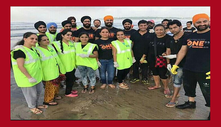 randeep hooda,ngo afraz,juhu beach