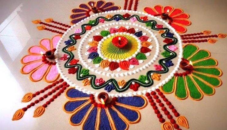 वास्तु के अनुसार तय करें रंगोली की दिशा और रंग, घर में रहेगा खुशनुमा माहौल vastu tips,vastu tips in hindi,rangoli according to vastu,positivity in life