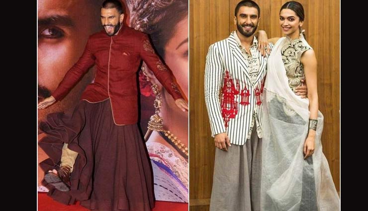 IIFA: पूरे टशन में नजर आए रणवीर सिंह, डालें इनके ऐसे ही अतरंग लुक पर एक नजर ranveer singh,weird dresses of ranveer singh,iifa 2019,fshion trend