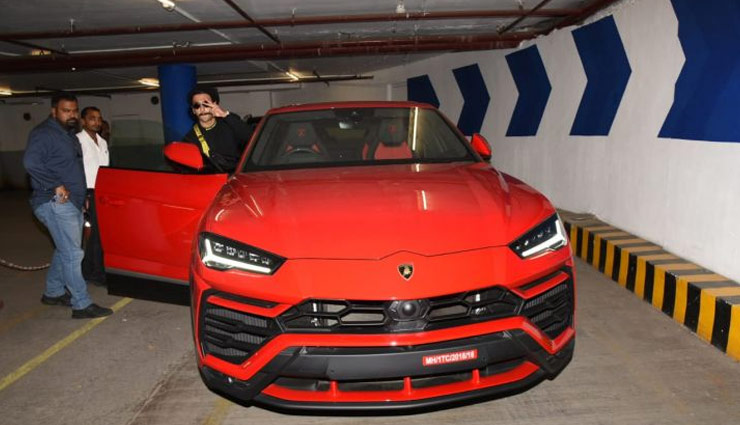 ranveer singh,ranveer singh cars,lamborghini,ranveer singh 3 crore car,ranveer singh red car,lamborghini urus,about lamborghini urus,deepika padukone,ranveer singh news,entertainment,bollywood news in hindi
