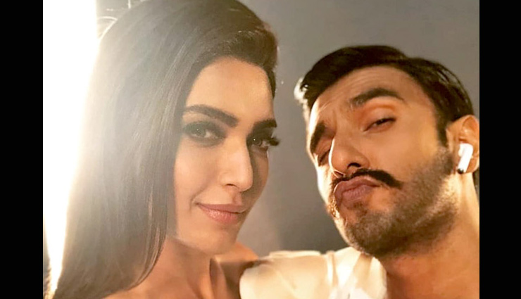 PICS- Ranveer Singh and Karishma Tanna’s futuristic look for a commercial