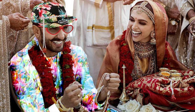 बदल गए रणवीर सिंह के कपड़ें, शादी की तस्वीरों का सोशल मीडिया पर बन रहा है मजाक bollywood,ranveer singh,deepika padukone,ranveer singh marriage photos,deepika padukone marriage photos