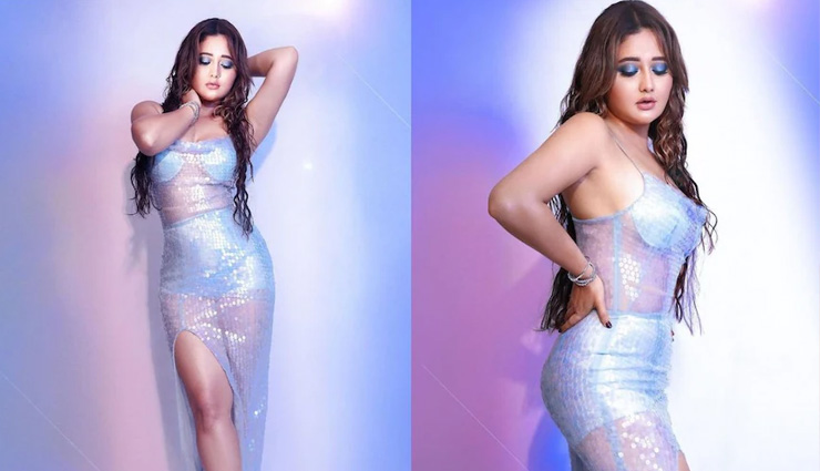 थाई हाई स्लिट ट्रांसपेरेंट ड्रेस में सामने आया रश्मि देसाई का किलर लुक, अक्षरा सिंह ने कहा - 'ओह माय गॉड'