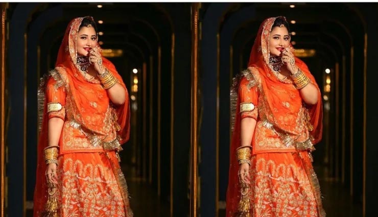 fashion tips,celebrity fashion,rashami desai,rashami desai rajasthani bride look ,फैशन टिप्स, सेलेब्रिटी फैशन, रश्मि देसाई, रश्मि देसाई राजस्थानी दुल्हन लुक