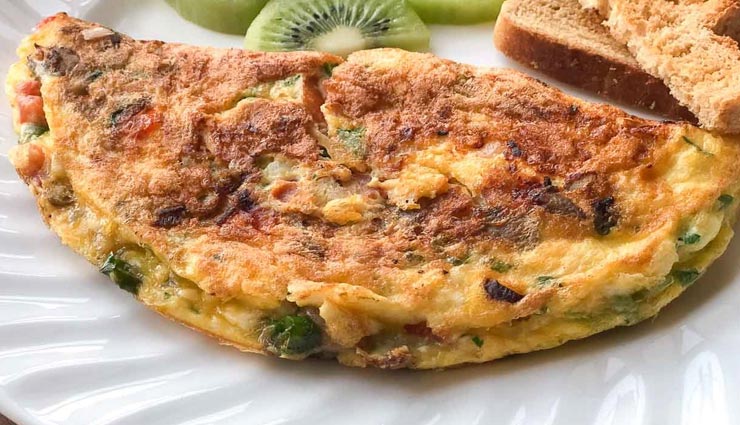 रवा की मदद से बनाए बिना अंडे का आमलेट #Recipe