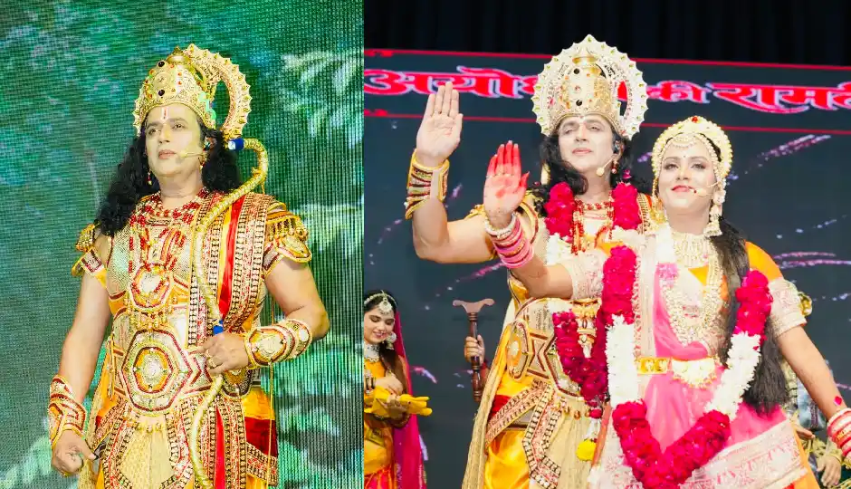 रामलीला में भगवान राम बने रवि किशन, भव्य रथ पर सवार होकर पहुंचे; युवाओं को दिया आध्यात्मिकता का संदेश