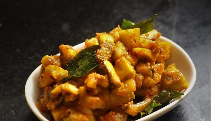 raw banana poriyal,raw banana poriyal recipe,easy recipes,hunger struck,food