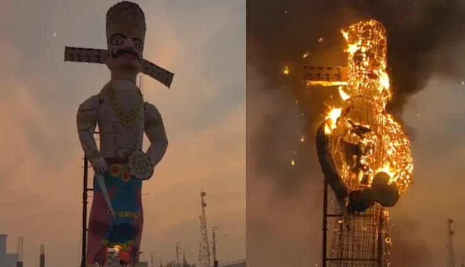 दशहरा 2025: जयपुर के रेनवाल में नवरात्रि के छठे दिन ही जला रावण, होली तक जारी रहेगी अनोखी परंपरा