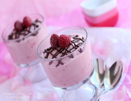 Frozen Raspberry Mousse