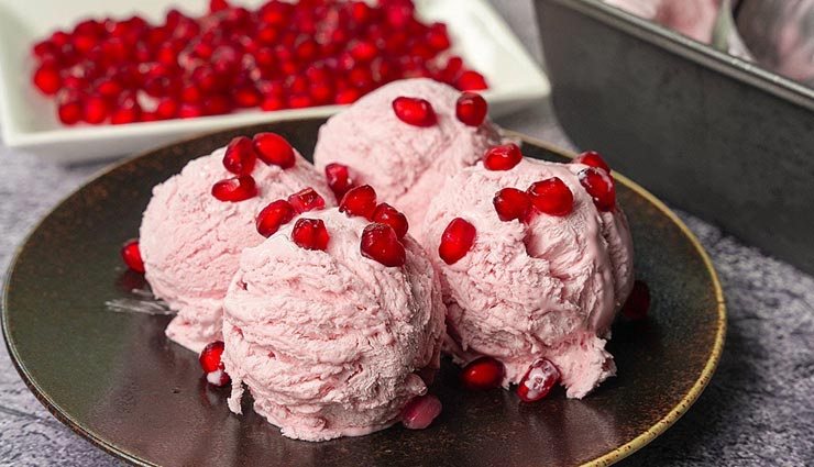 pomegranate ice cream recipe,recipe,recipe in hindi,special recipe