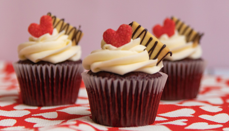 Valentines Day Recipe- Eggless Red Velvet Cupcakes