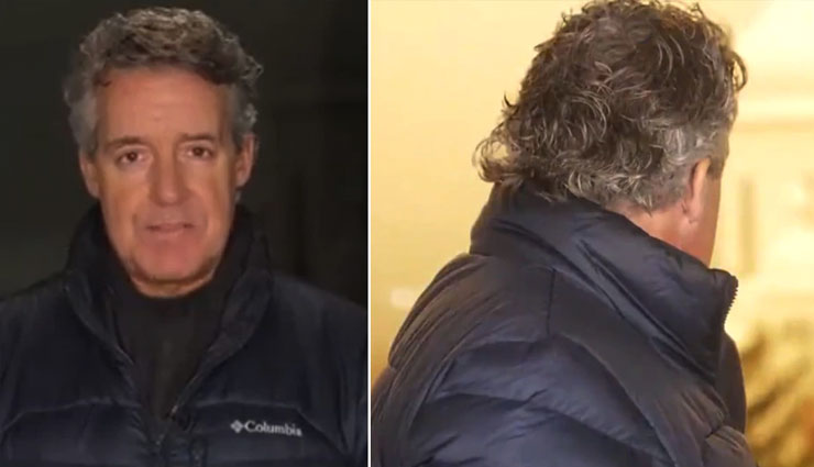 लाइव रिपोर्टिंग के दौरान रिपोर्टर के पीछे गिरी मिसाइल, देखे होश उड़ा देने वाला वीडियो