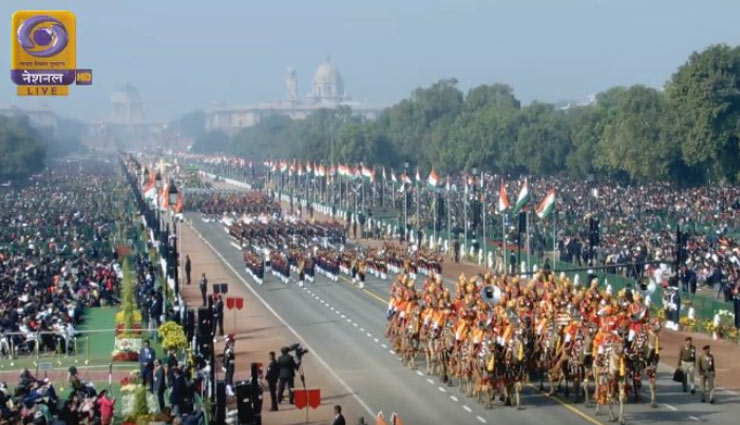 Republic Day 2019 Parade: राजपथ पर इस तरह मना गणतंत्र दिवस का जश्न, दुनिया ने देखी देश की संस्कृति