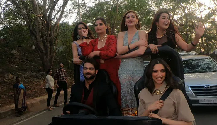 joyride with deepika padukone,big boss 13,big boss 13 contestants ride with deepika,deepika padukone