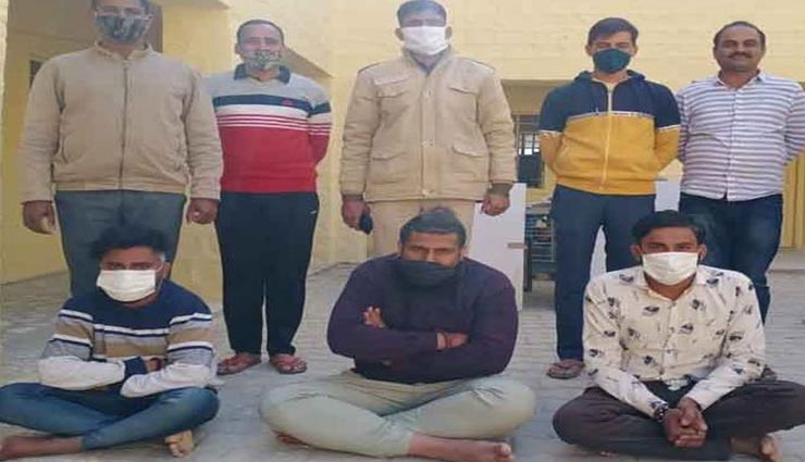 जोधपुर : सस्ती दर पर लक्जरी उत्पाद का देते थे लालच, एडवांस राशि लेकर हो जाते थे फरार, पकड़ा गिरोह