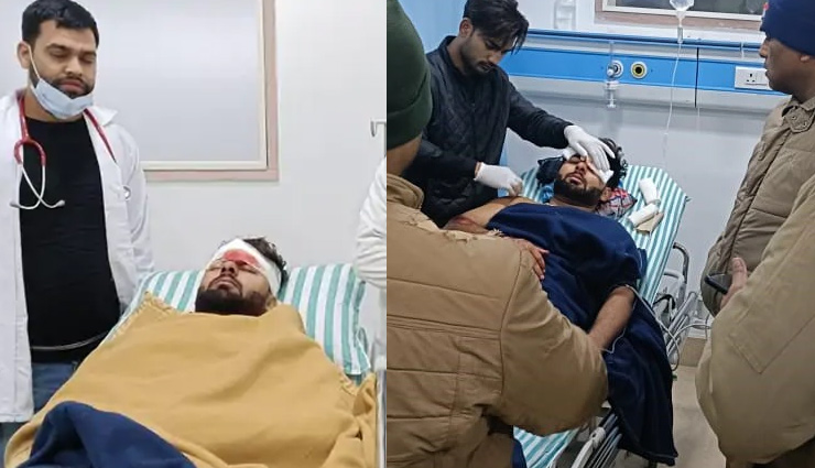 cricketer rishabh pant car accident photos