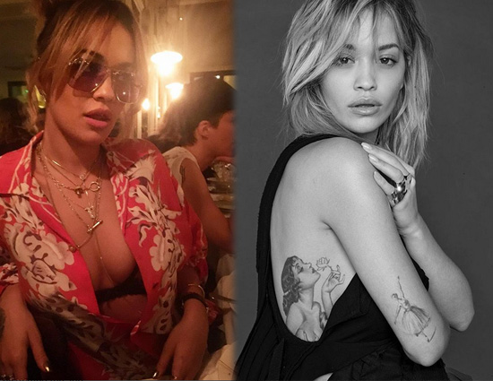 PICS The Hot Singer Rita Ora Struggles To Handle Her Tiny Bikini