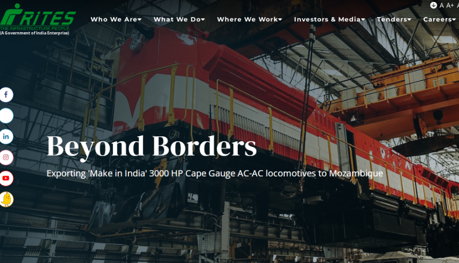 RITES : भरे जाएंगे सीनियर टेक्नीशियन असिस्टेंट के 600 रिक्त पद, उम्मीदवारों के लिए जारी है आवेदन प्रक्रिया