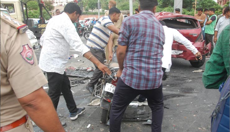 jaipur news,road accident,birla mandir,rajasthan,news,news in hindi