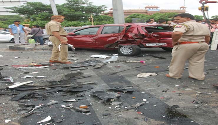 jaipur news,road accident,birla mandir,rajasthan,news,news in hindi