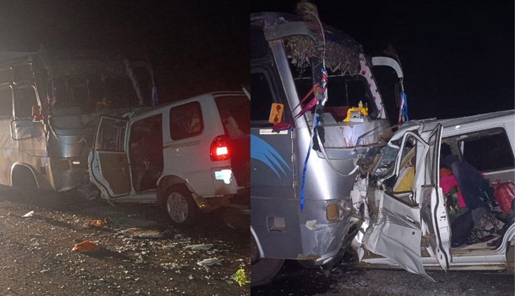 मध्य प्रदेश: बैतूल में दर्दनाक सड़क हादसा, बस और कार की सामने से टक्कर,11 लोगों की मौत