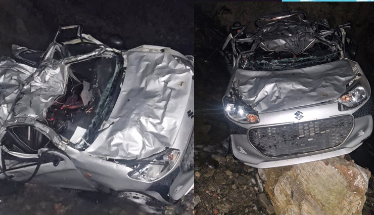 शिमला में दर्दनाक हादसा, खाई में गिरी कार, एक ही परिवार के 4 लोगों की मौत