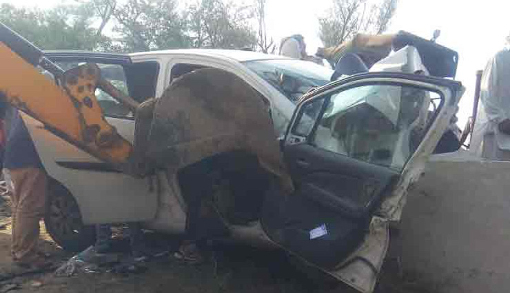 sirsa road accident,three haryana policemen,road accident today,road accident news ,फतेहाबाद 