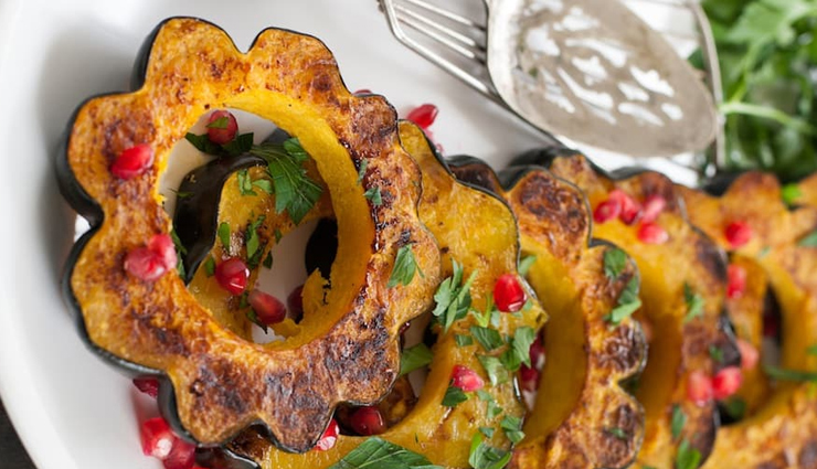 roasted acron squash,hunger struck,food,easy recipe