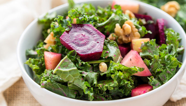 beet and kale salad,roasted beet and kale salad recipe,hunger struck,food