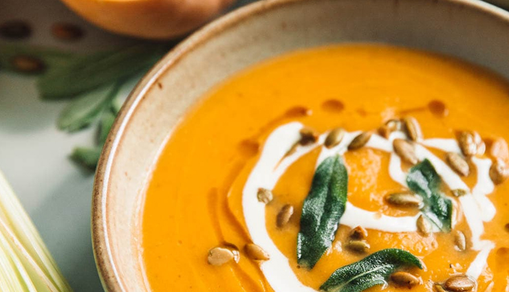 roasted butternut squash soup,winter recipe,soup recipe