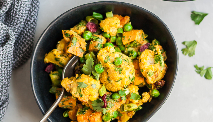 Summer Recipe- Roasted Cauliflower Sweet Potato Salad