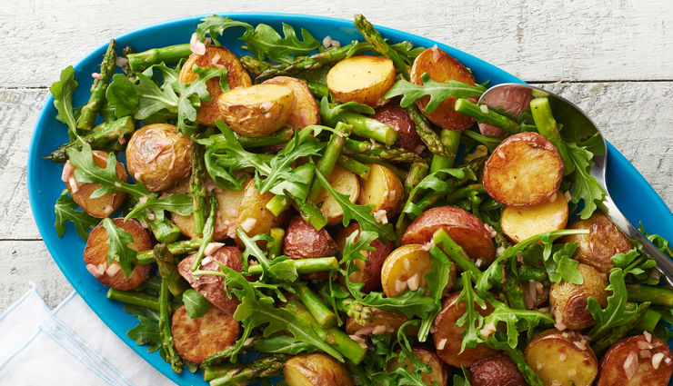 roasted potato salad,hunger struck,recipe