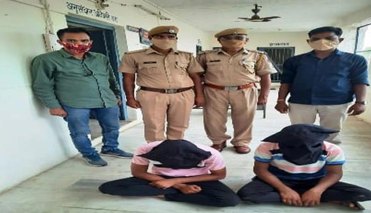 पाली : पुलिस के हथ्ते चढ़े दिनदहाड़े घर में घुसकर मासूम की गर्दन पर हथियार रख लूट करने वाले तीन आरोपी