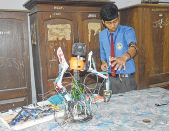 This Child Made Robot With Discarded Household Items