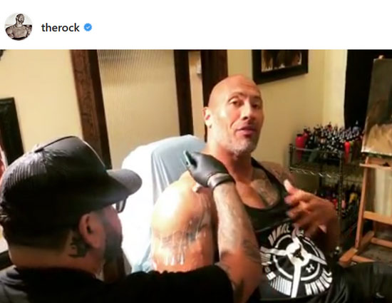 Dwayne The Rock Johnson Explains the Evolution of His Iconic Brahma Bull  Tattoo  EssentiallySports