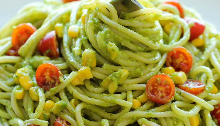 creamy avocado and rocket pasta,hunger struck,food,easy recipe