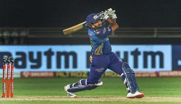 IPL 2021 :  छक्कों के मामले में धोनी को पछाड़ रोहित शर्मा ने बनाया यह रिकॉर्ड