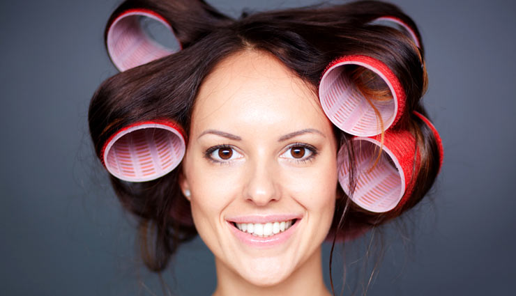 hair roller,stylish look,right way to use hair roller,curls,curly hair,beauty tips,beauty