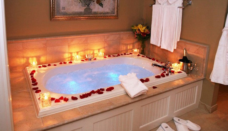 5 Ways To Set Up Romantic Bathroom For, Bathtub Set Up