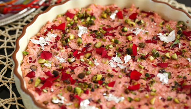 coconut rose kalakand,coconut rose kalakand recipe,hunger struck,easy recipe,food,dessert recipe