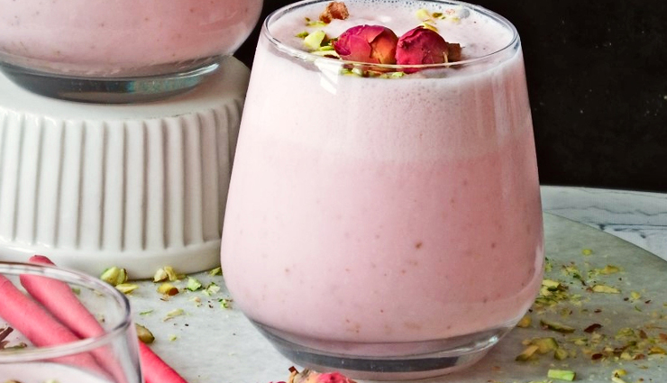 Recipe- Summer Special Spiced Rose Lassi