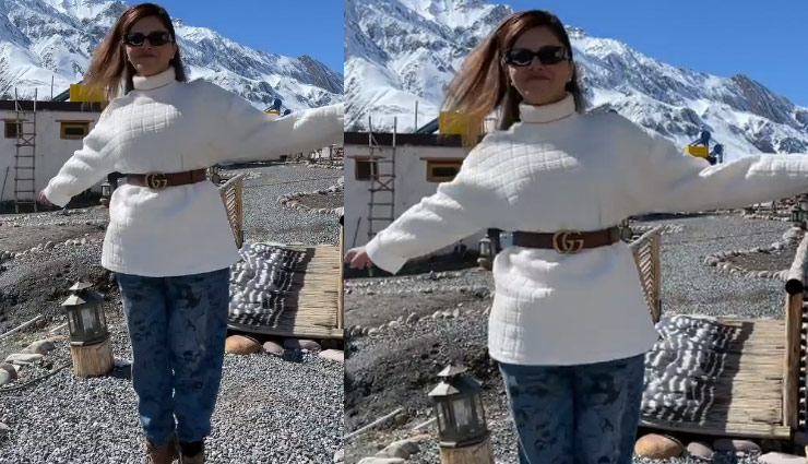 बर्फ की वादियों में यूं एन्जॉय कर रही रुबीना दिलैक, वीडियो शेयर कर कही ये बात... 