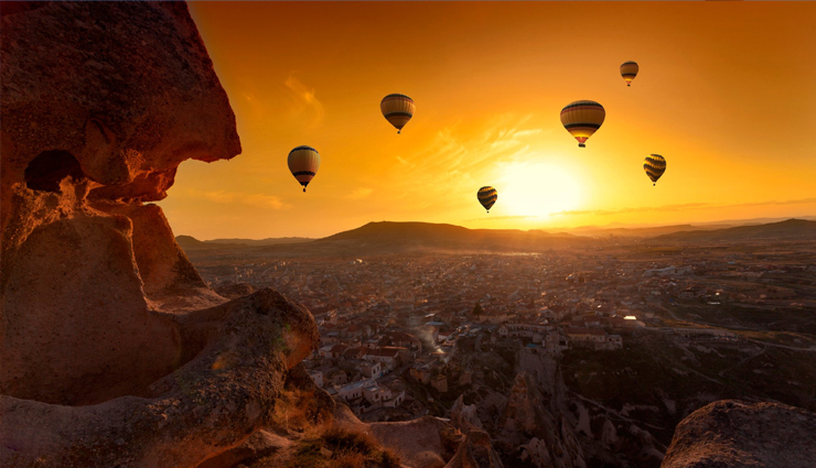 hot air balloon ride across the world,places to enjoy