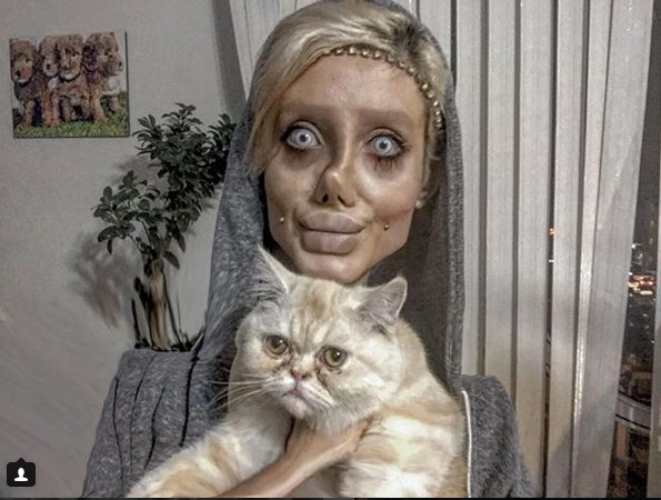 angelina jolie,sahar tabur,iran fan of angelina jolie,weird story,entertainment