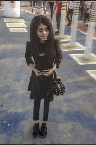 angelina jolie,sahar tabur,iran fan of angelina jolie,weird story,entertainment