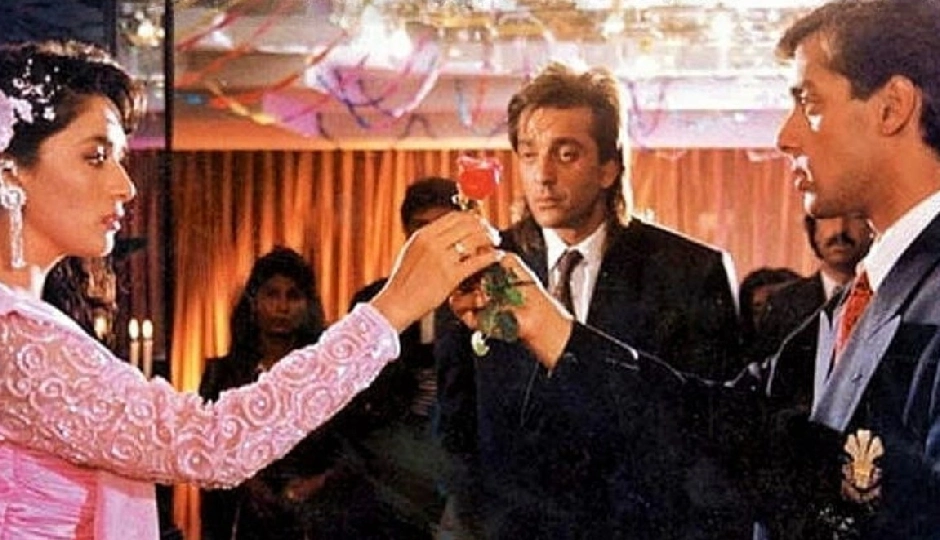 saajan 1991 box office,sanjay dutt vs amitabh bachchan,hum vs saajan,1991 bollywood highest grossing film,saudagar box office,dilip kumar 1991,lamhe controversy,madhuri dixit sanjay dutt salman khan,90s bollywood hits,sanjay dutt superhit