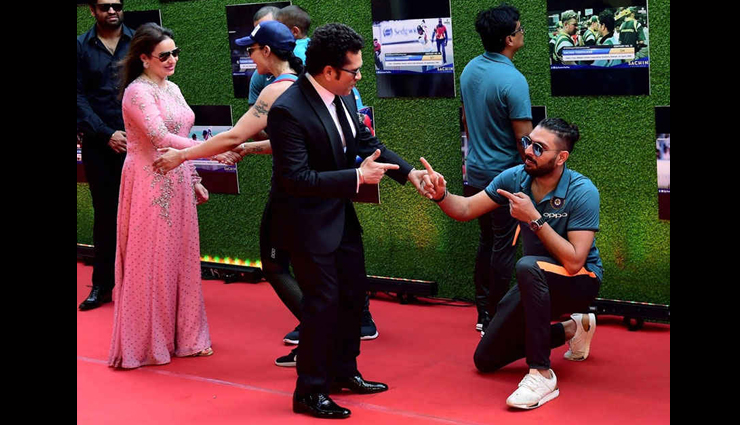bollywood movies,upcoming bollywood movies,sachin tendulkar biopic,first premier of sachin brought all stars togather,sachi a billion dreams,first premier of sachin tendulkar movie