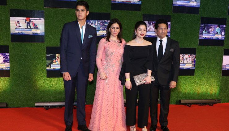 bollywood movies,upcoming bollywood movies,sachin tendulkar biopic,first premier of sachin brought all stars togather,sachi a billion dreams,first premier of sachin tendulkar movie