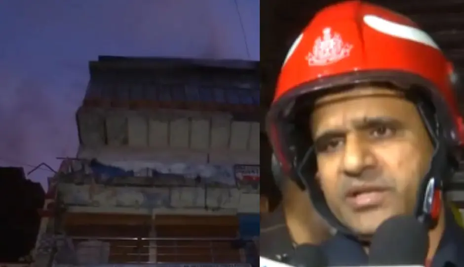 दिल्ली के सदर बाजार में भीषण आग, दो की जलकर मौत; दमकल की 20 गाड़ियां लगीं मौके पर