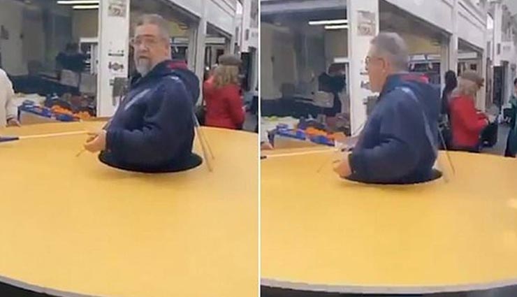 कोरोना से बचाव के लिए व्यक्ति ने अपनाया अनोखा तरीका, हुआ वायरल